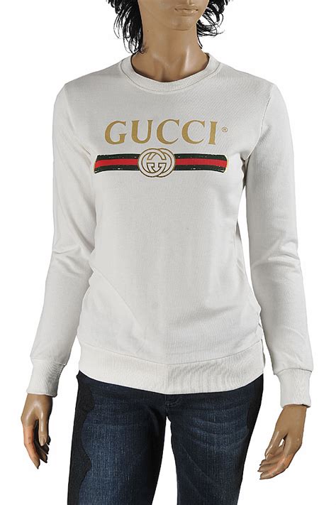 suéter gucci|gucci sweatshirt women's.